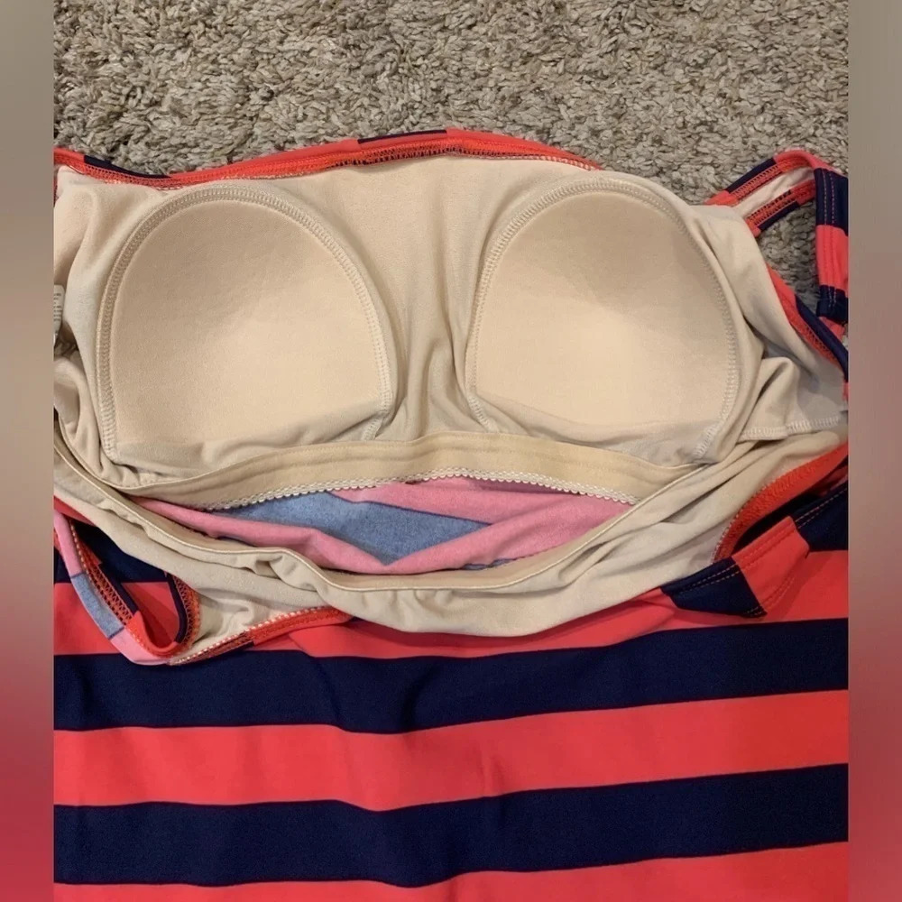 Liz & Co. tank style swim top size 10 - Picture 4 of 6